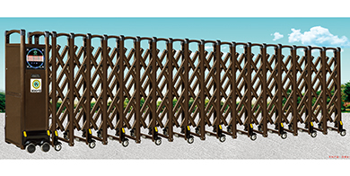 鋅鋼電動伸縮門 SOOYII-X-8.1