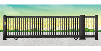 無軌鋅鋼平移門3