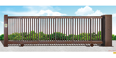 無軌鋅鋼平移門5