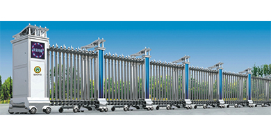 不銹鋼電動伸縮門1