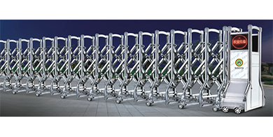 不銹鋼電動伸縮門4